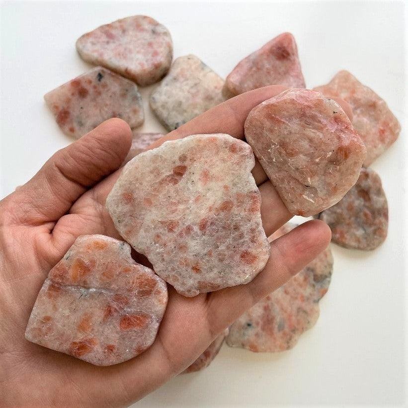 Polished Slabs - Sunstone - 500g(18-30)pc Polished Slabs - Sunstone - 500g(18-30)pc